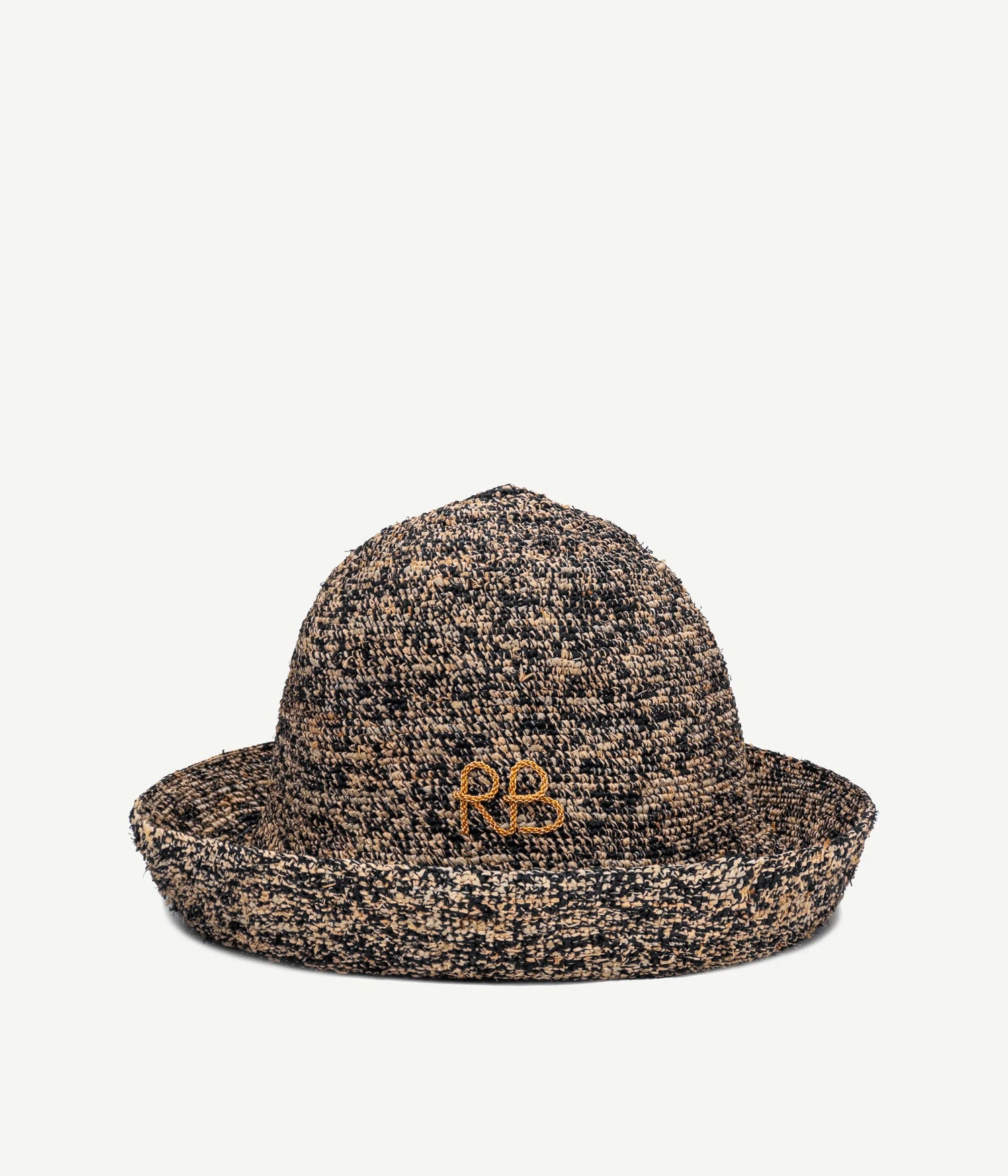 Melange Monogram-Embellished Bucket Hat • Ruslan Baginskiy Hats