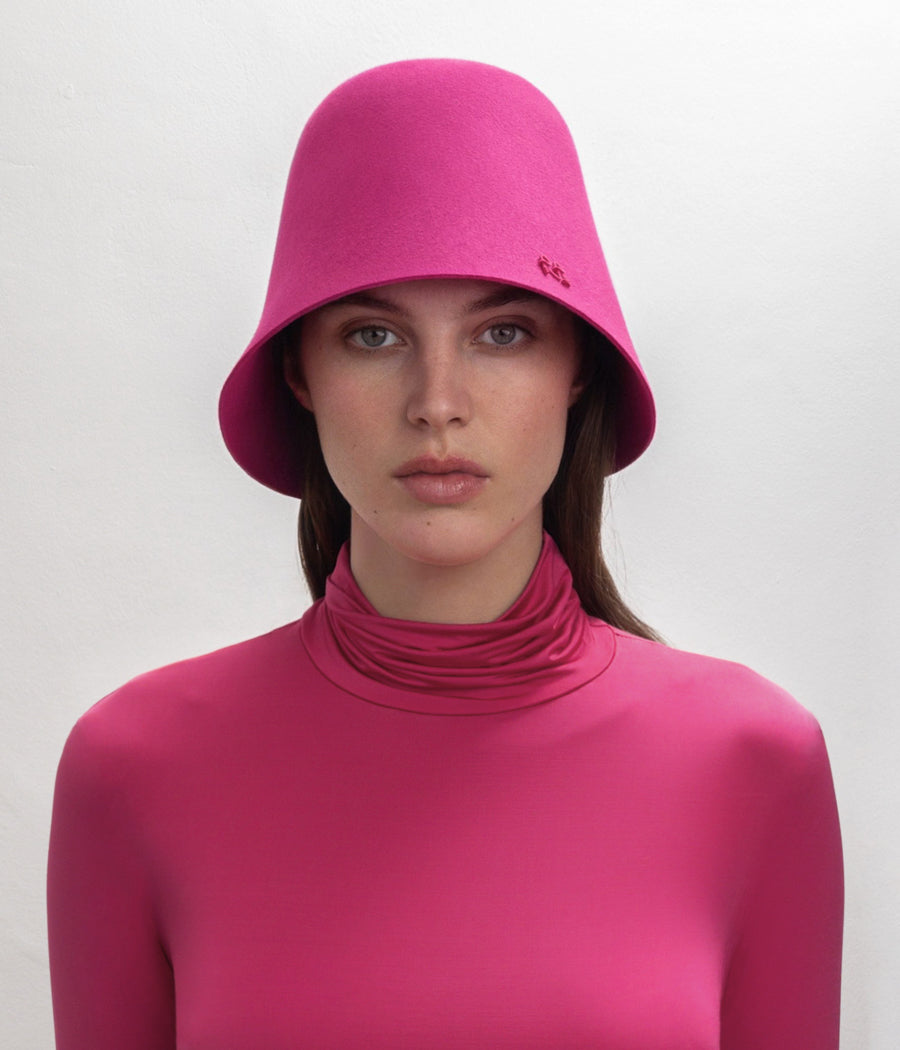 ruslan baginskiy Monogram Bell Hat FW23-24 BEL038-F-WRB-OS ruslan baginskiy Monogram Bell Hat FW23-24 BEL038-F-WRB-OS