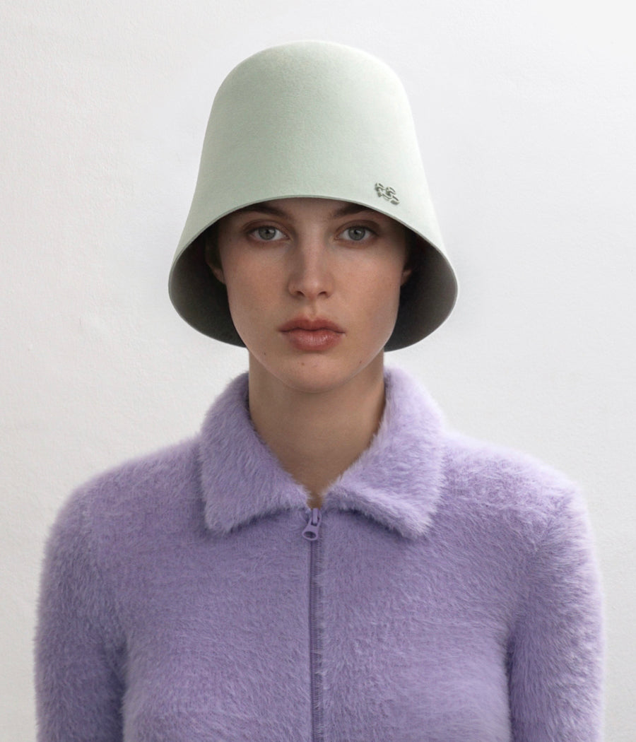 ruslan baginskiy Monogram Bell Hat FW23-24 BEL066-F-WRB-OS ruslan baginskiy Monogram Bell Hat FW23-24 BEL066-F-WRB-OS