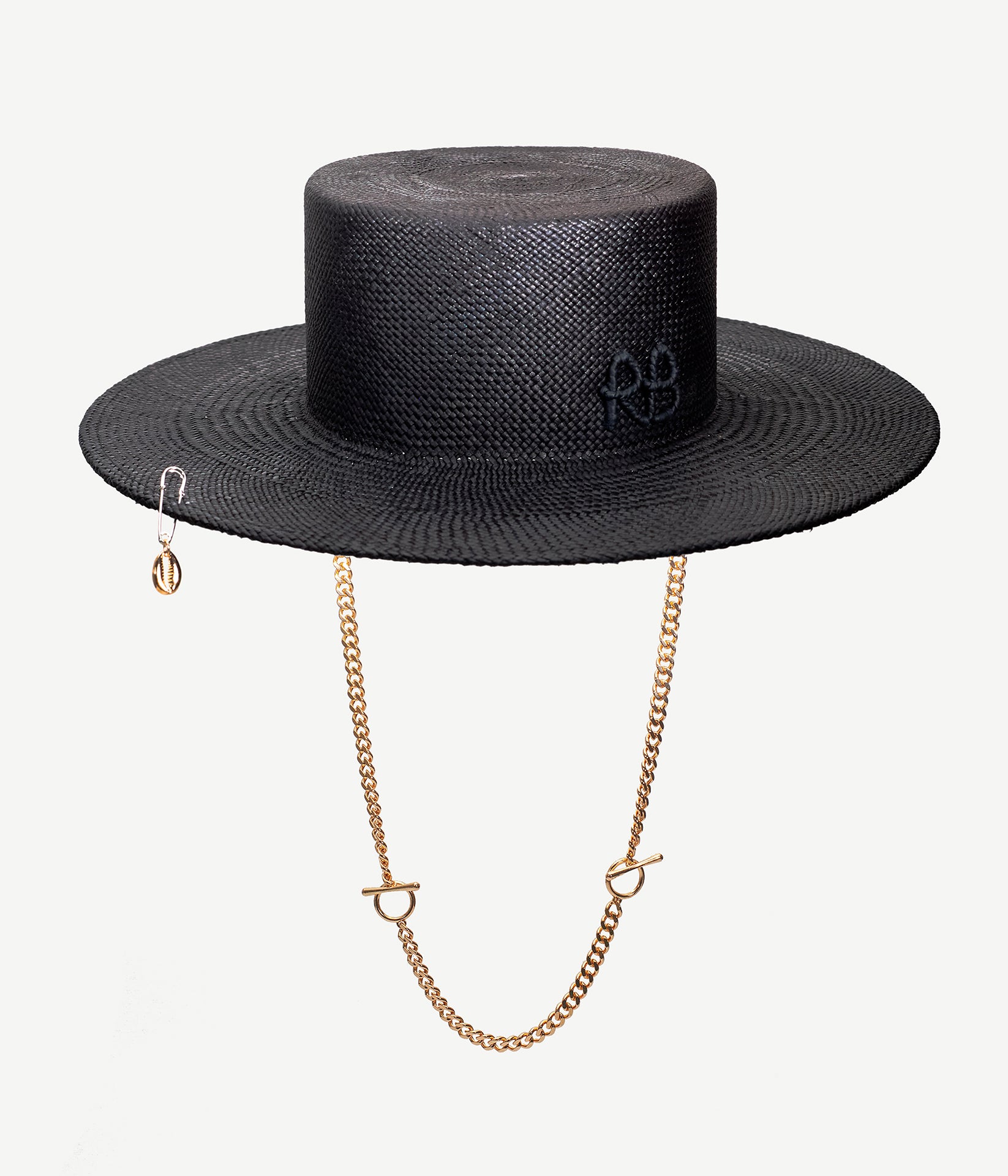 Pierced Canotier Hat Pierced Canotier Hat