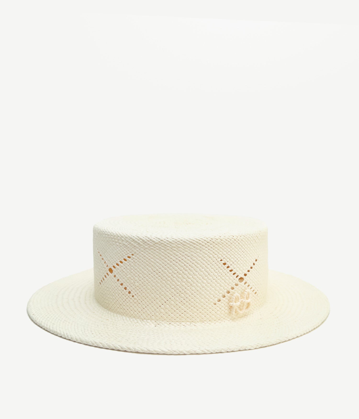 Cut Out-Detail Canotier Hat Cut Out-Detail Canotier Hat