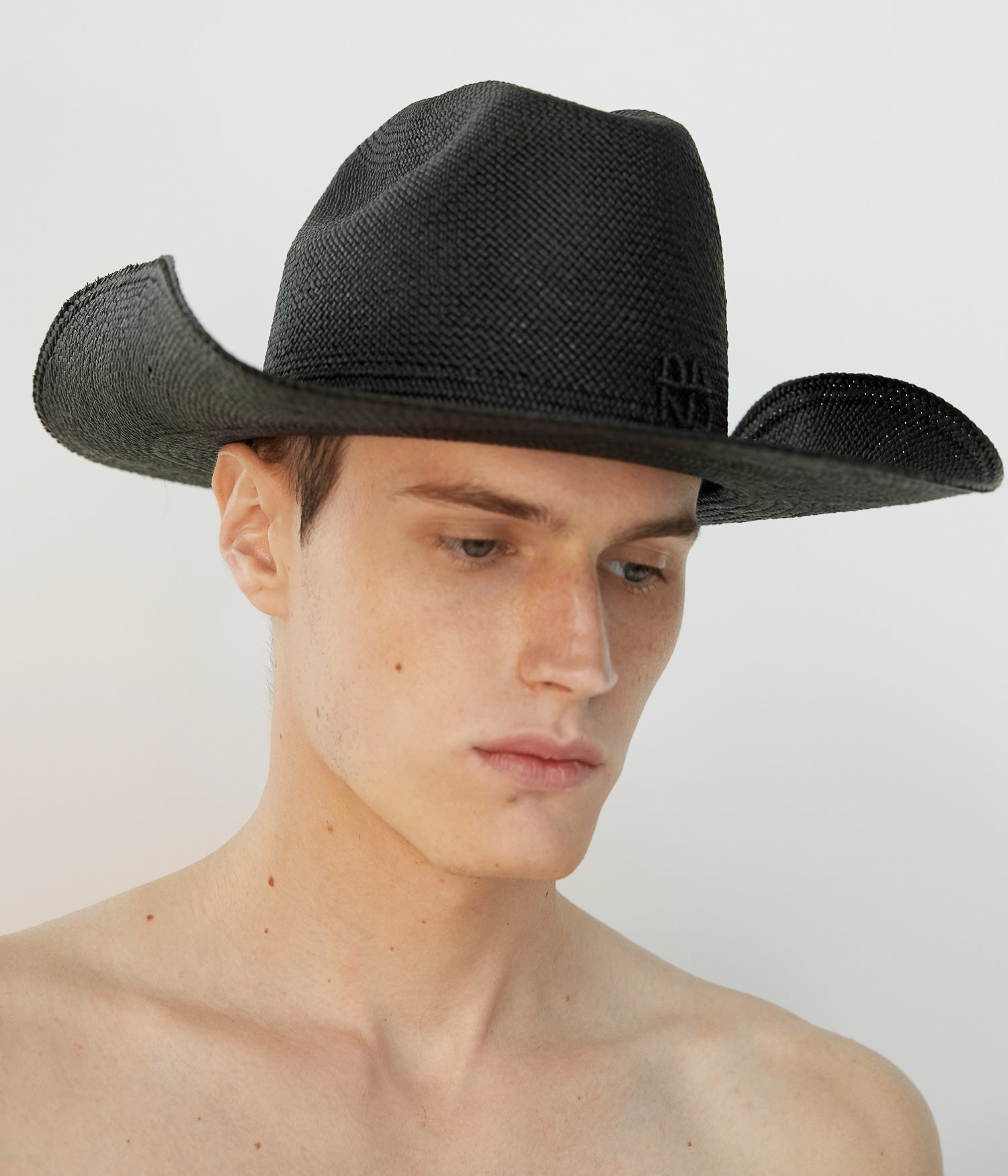 Logo Embellished Cowboy Hat Logo Embellished Cowboy Hat