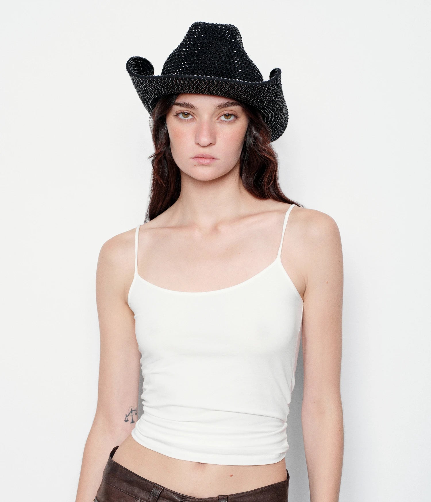 Crystal-embellished Cowboy Hat Crystal-embellished Cowboy Hat