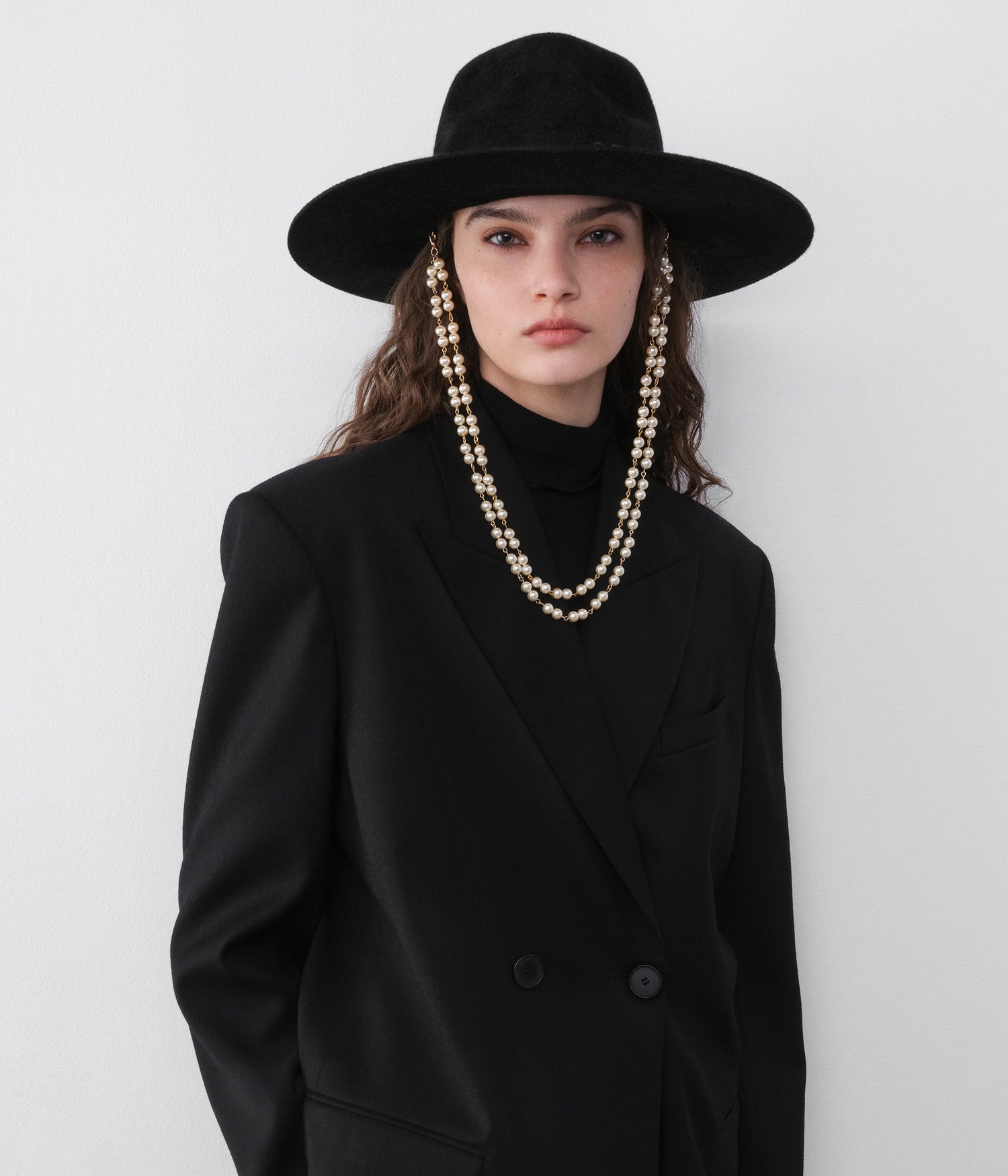 Double Chain Strap Fedora Hat • Ruslan Baginskiy Hats 