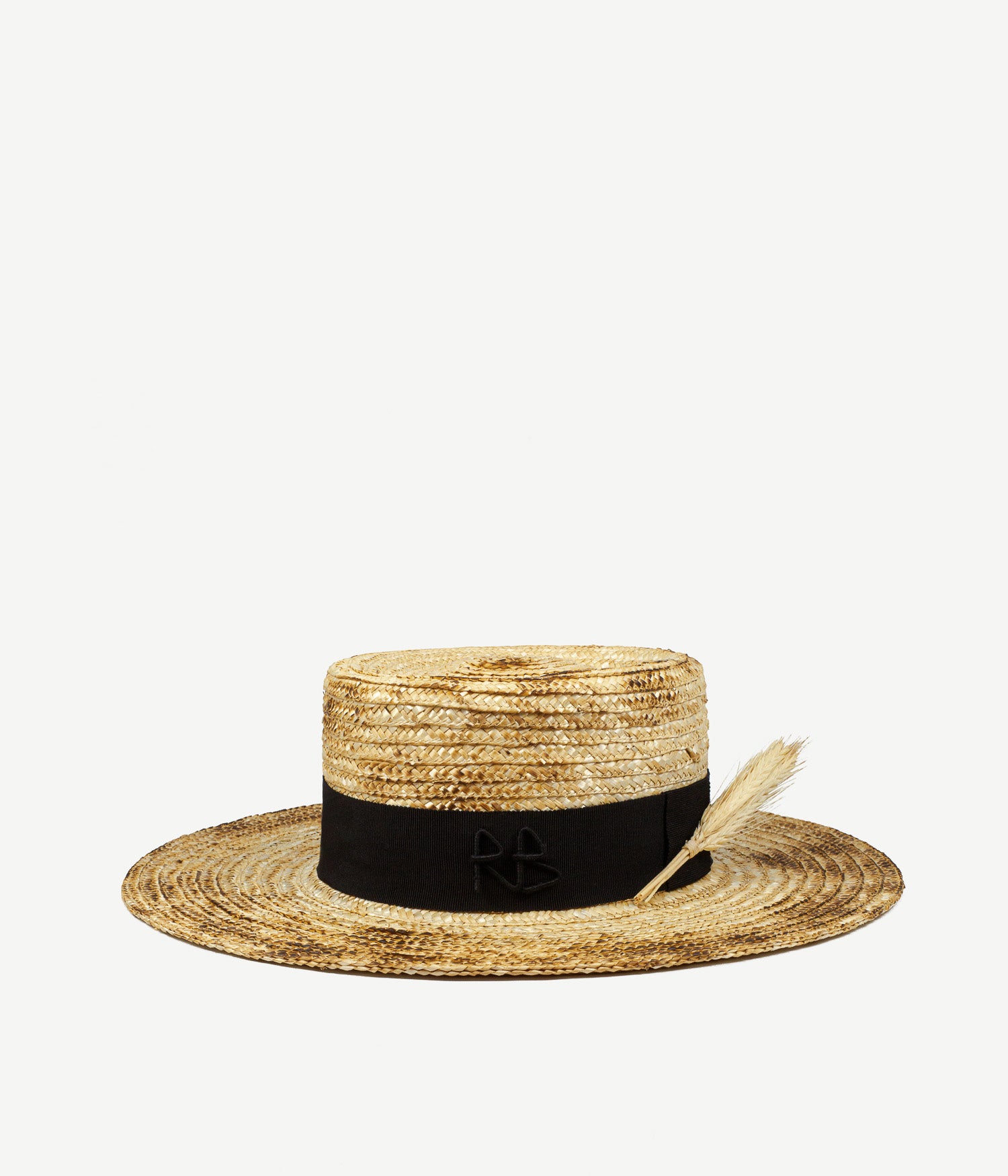 Wheat Spikes Embellished "Sunburnt" Gambler Hat Wheat Spikes Embellished "Sunburnt" Gambler Hat