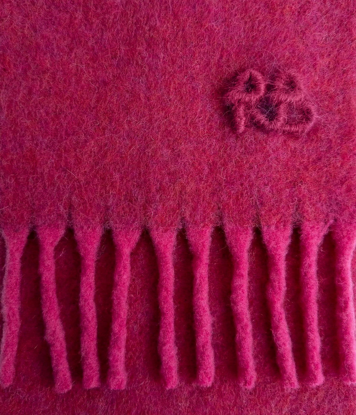 Fringed Alpaca-blend Scarf Mid Fringed Alpaca-blend Scarf Mid