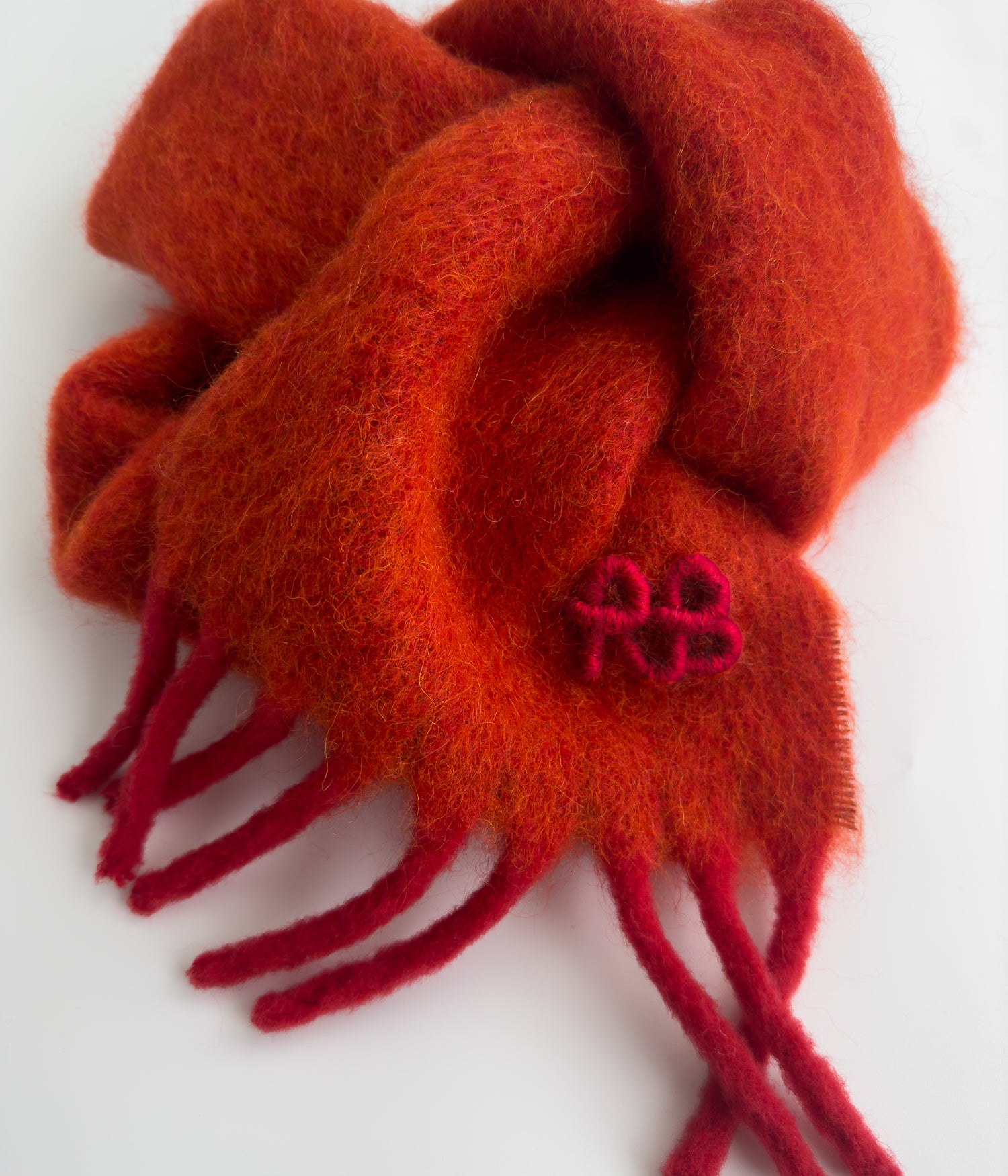 Fringed Alpaca-blend Scarf Mid Fringed Alpaca-blend Scarf Mid