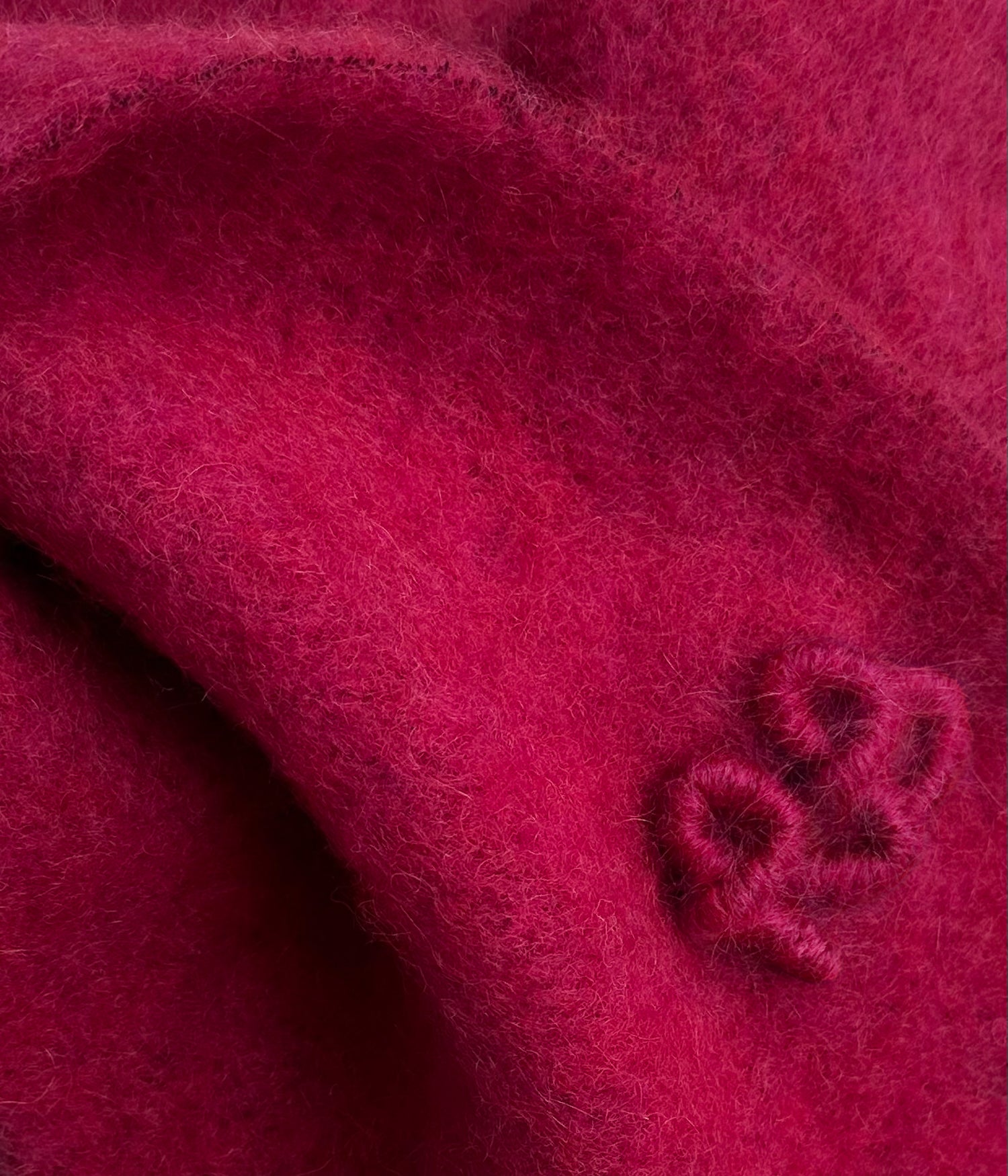 Fringed Alpaca-blend Scarf Mid Fringed Alpaca-blend Scarf Mid