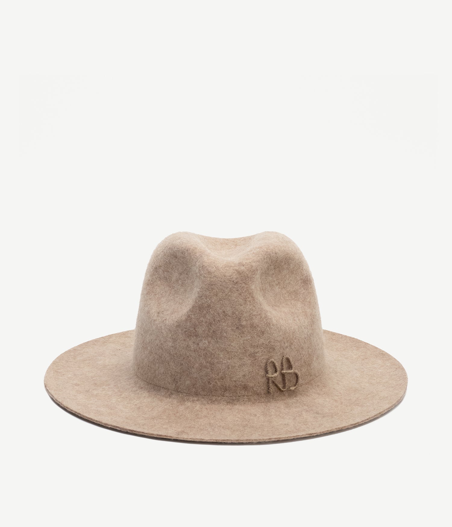 Wool Mélange-Effect Fedora Hat Wool Mélange-Effect Fedora Hat
