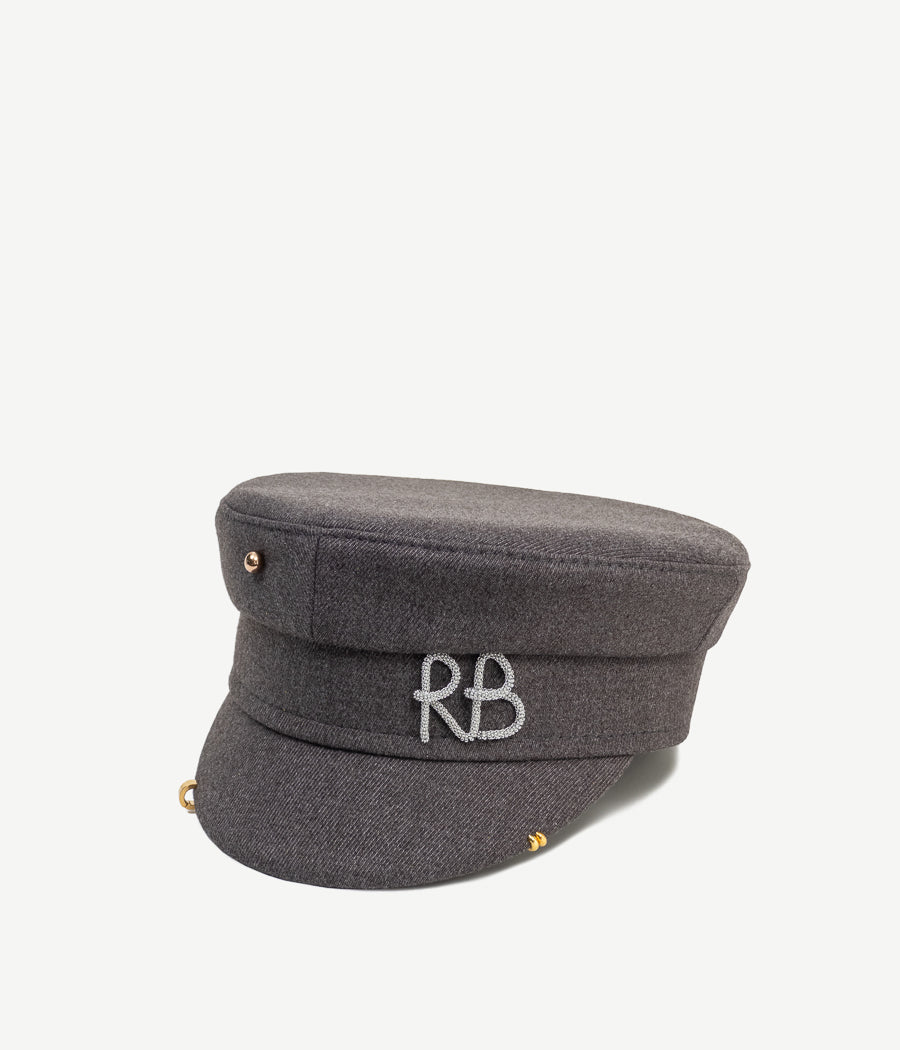 Pierced Baker Boy Cap Pierced Baker Boy Cap