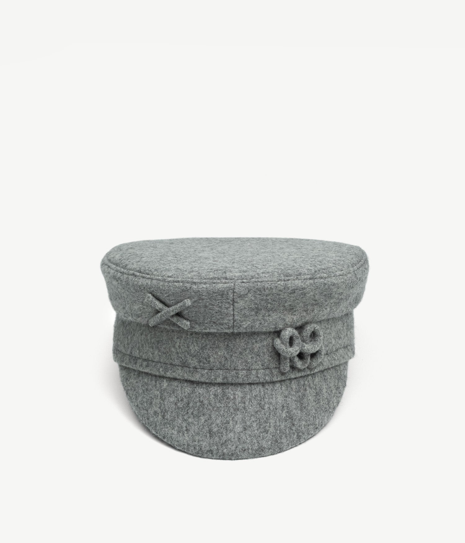 Monogram-embellished Baker Boy Cap Monogram-embellished Baker Boy Cap