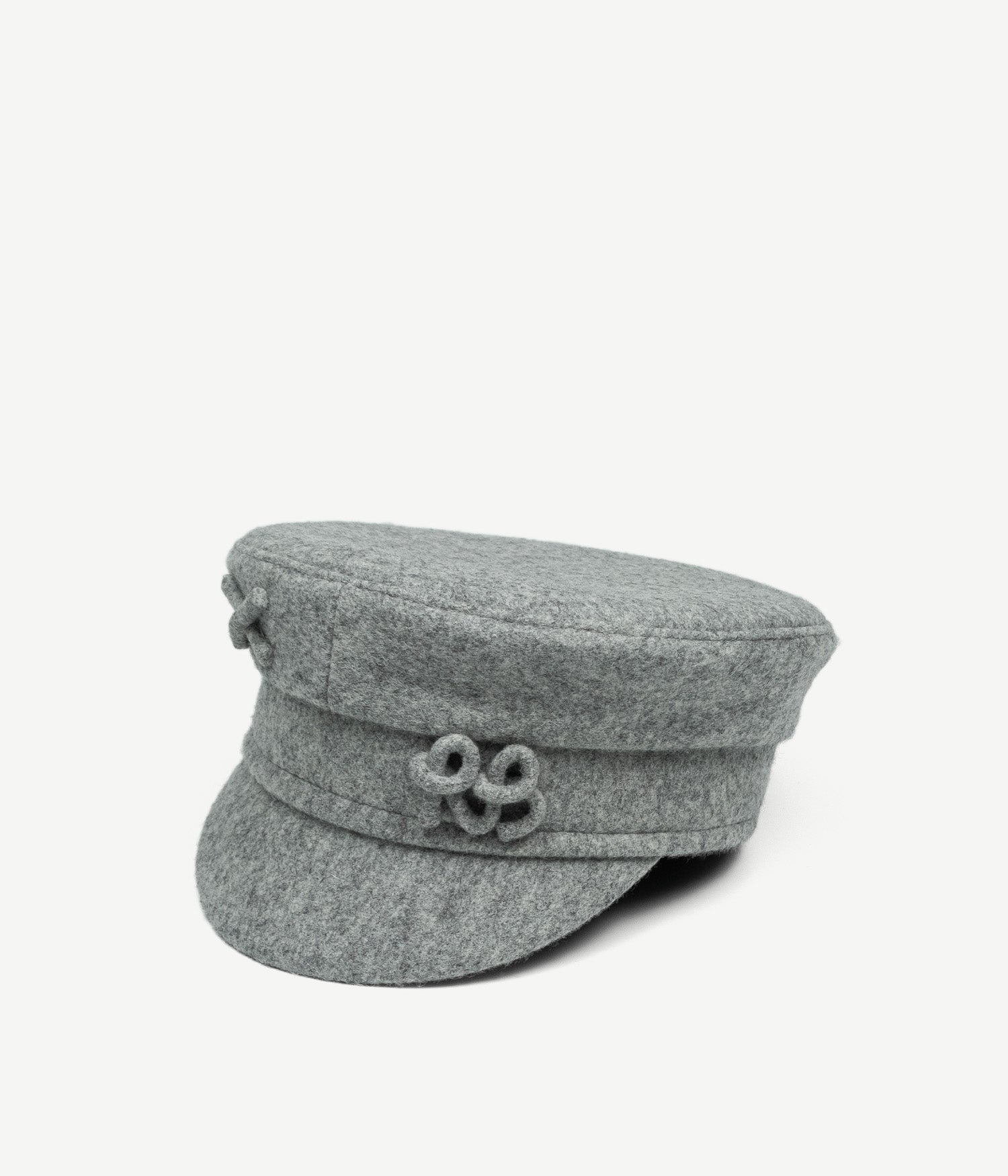 Monogram-embellished Baker Boy Cap Monogram-embellished Baker Boy Cap