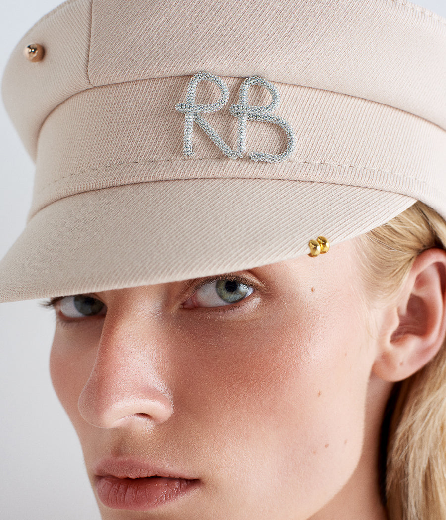 Pierced Baker Boy Cap Pierced Baker Boy Cap