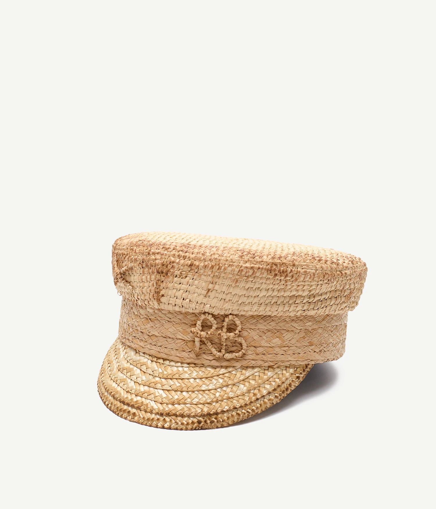 Wheat Spikes Embellished "Sunburnt" Baker Boy Cap Wheat Spikes Embellished "Sunburnt" Baker Boy Cap