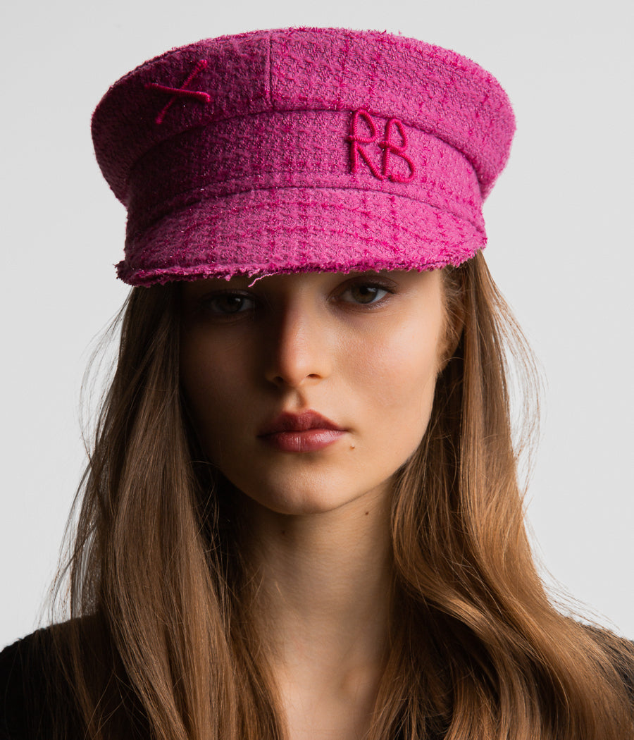 ruslan baginskiy Tweed Baker Boy Cap FW23-24 KPC038-PW-TWD-BHR-WRB-XXS ruslan baginskiy Tweed Baker Boy Cap FW23-24 KPC038-PW-TWD-BHR-WRB-XXS
