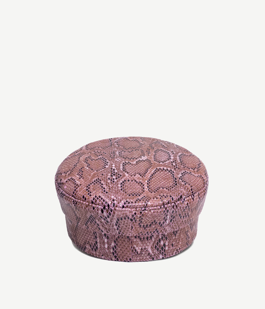 ruslan baginskiy Snake-print Baker Boy Cap FW23-24 KPC039-P-BLT-SNK-XXS ruslan baginskiy Snake-print Baker Boy Cap FW23-24 KPC039-P-BLT-SNK-XXS
