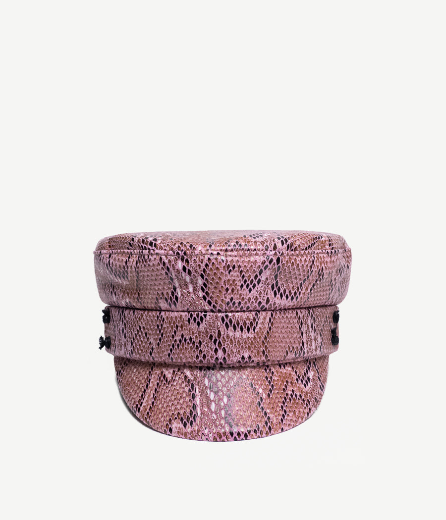 ruslan baginskiy Snake-print Baker Boy Cap FW23-24 KPC039-P-BLT-SNK-XXS ruslan baginskiy Snake-print Baker Boy Cap FW23-24 KPC039-P-BLT-SNK-XXS