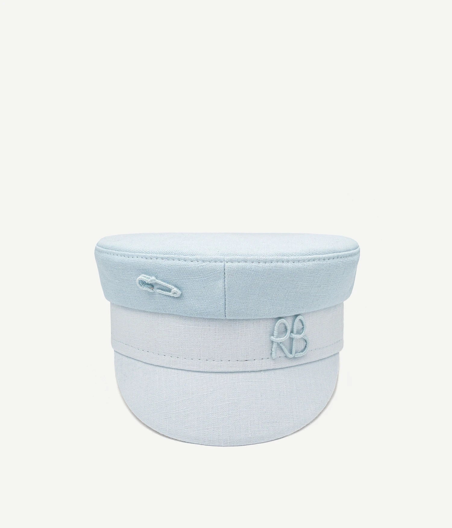 Safety-pin "Summer Sky" Baker Boy Cap Safety-pin "Summer Sky" Baker Boy Cap