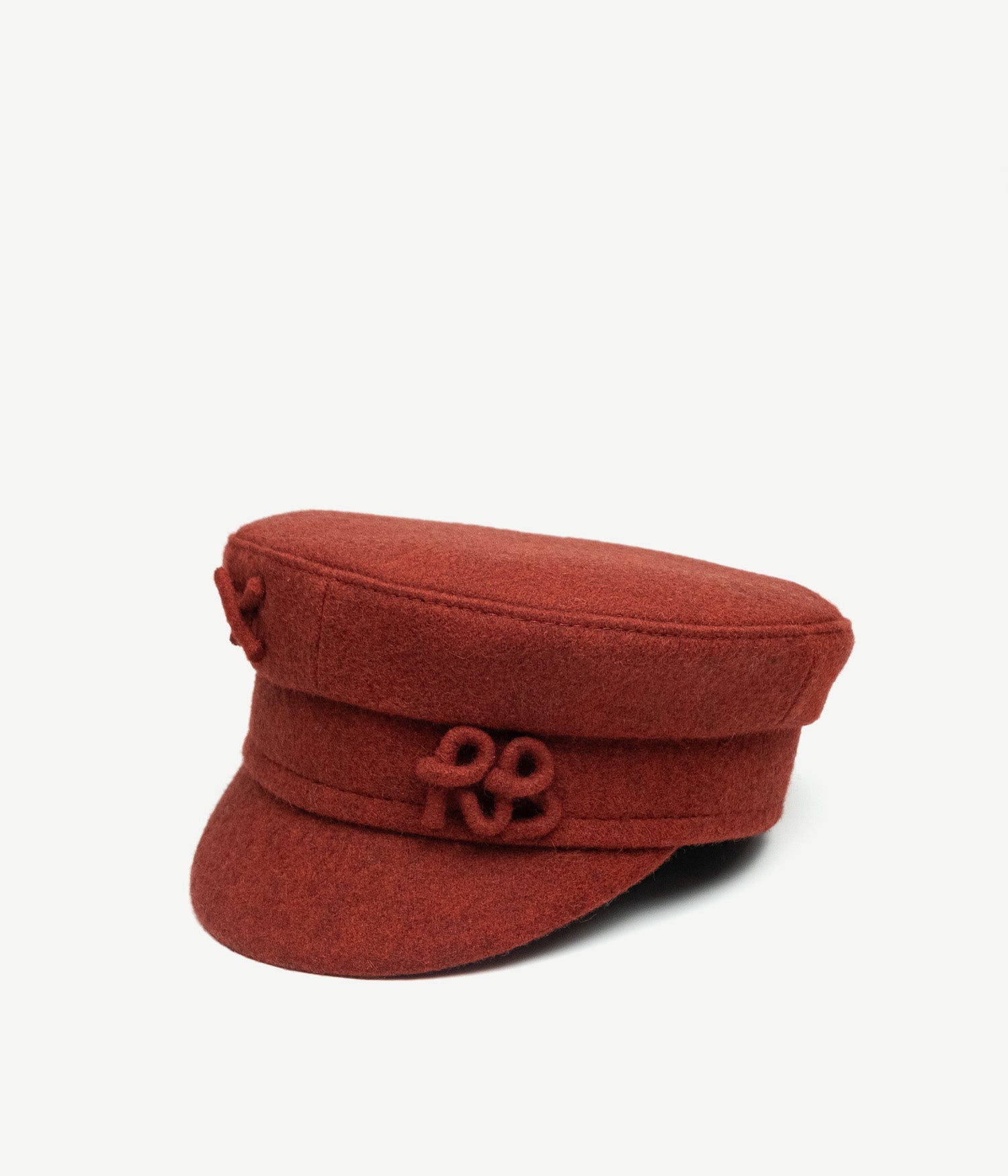 Monogram-embellished Baker Boy Cap Monogram-embellished Baker Boy Cap