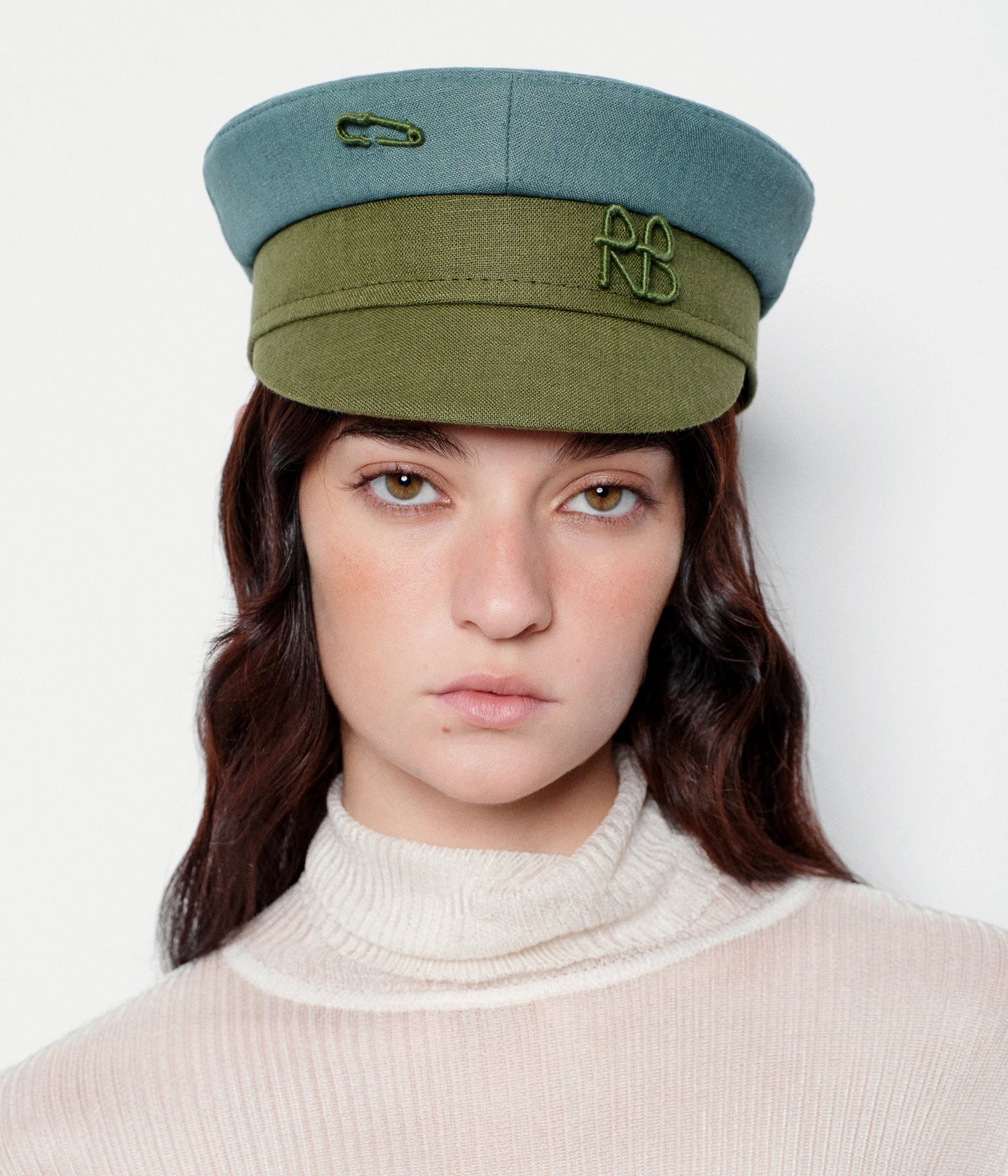 Safety-pin "Summer Wood" Baker Boy Cap Safety-pin "Summer Wood" Baker Boy Cap