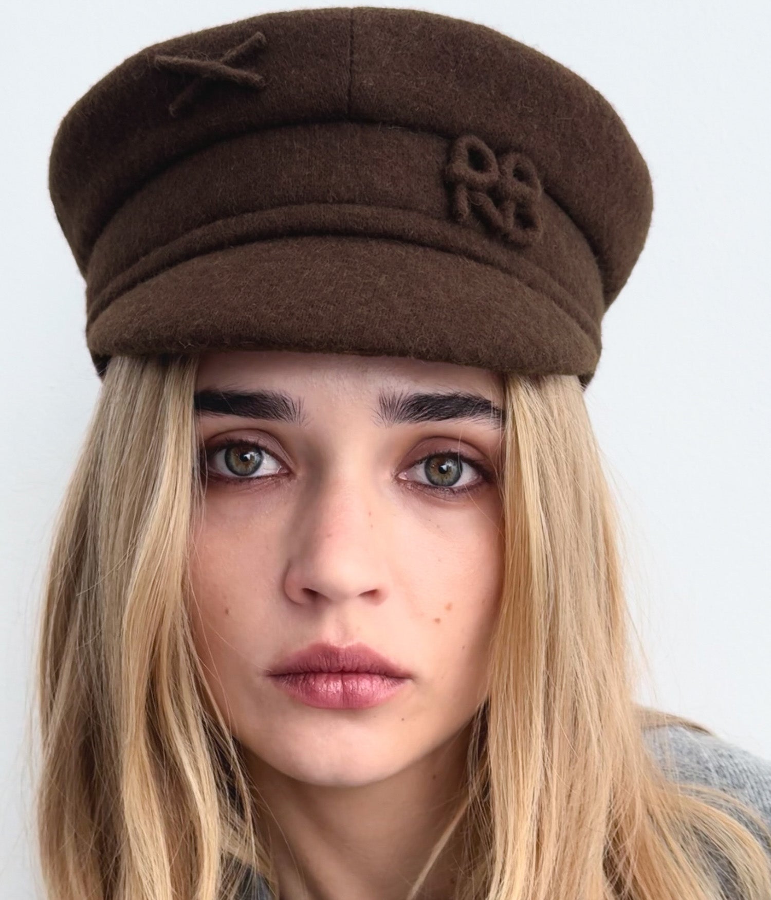 Logo-embellished Baker Boy Cap Logo-embellished Baker Boy Cap