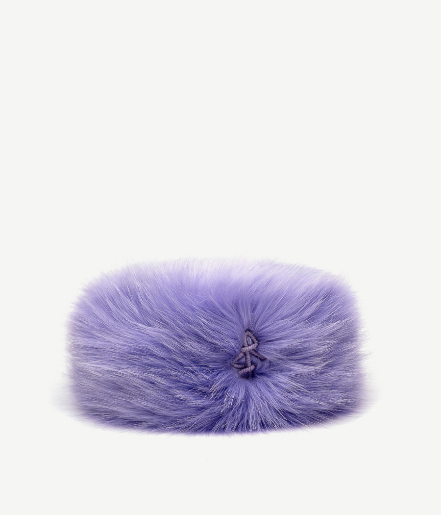 ruslan baginskiy Faux-Fur Pillbox Hat FW23-24 MMM800-P-HH-PWRB-SM ruslan baginskiy Faux-Fur Pillbox Hat FW23-24 MMM800-P-HH-PWRB-SM