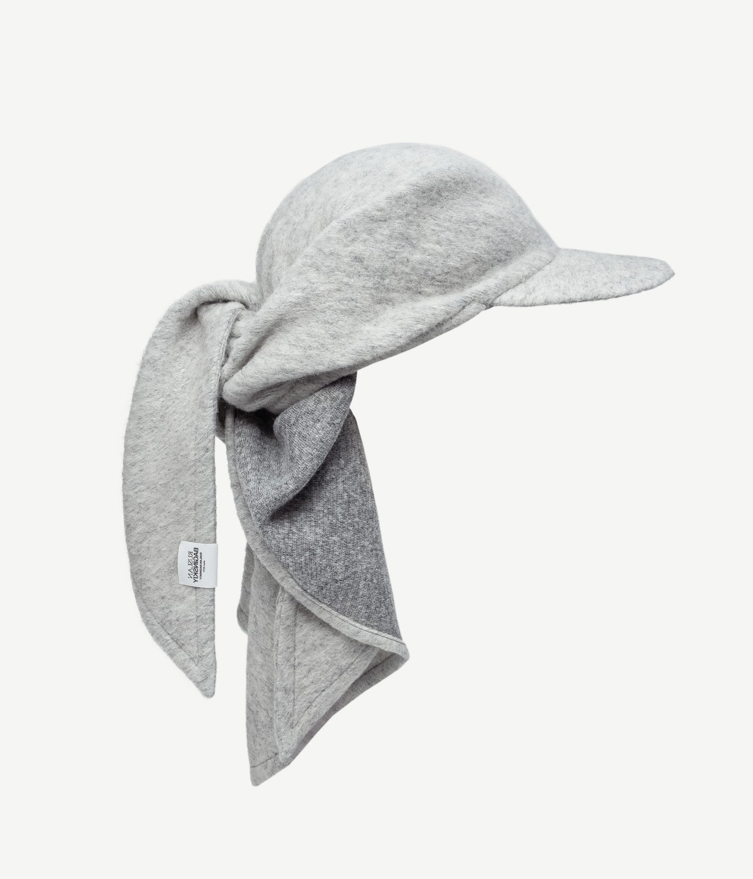 Logo-patch Wool-Blend Scarf Visor Logo-patch Wool-Blend Scarf Visor
