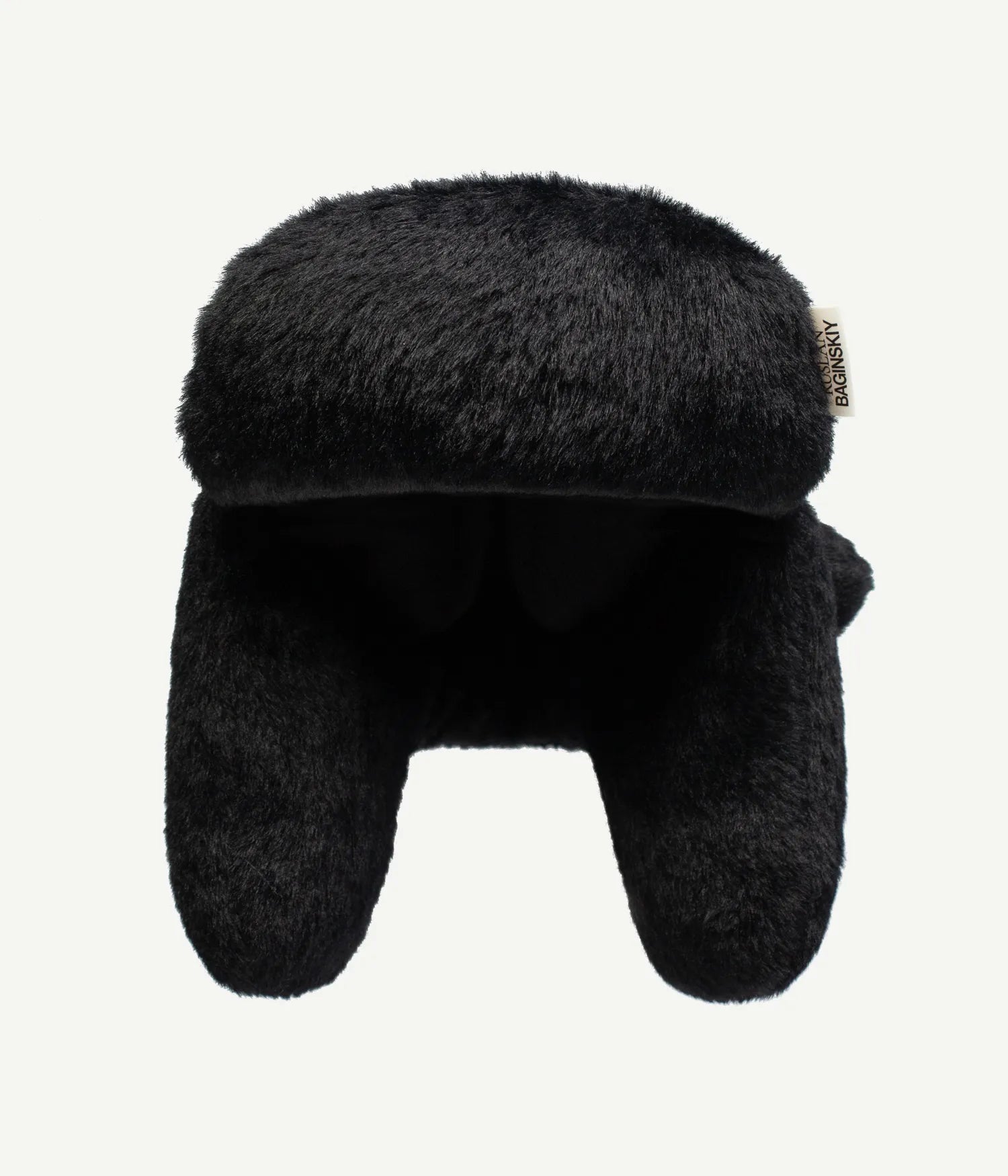 Logo-Patch Faux Fur Aviator Hat Logo-Patch Faux Fur Aviator Hat
