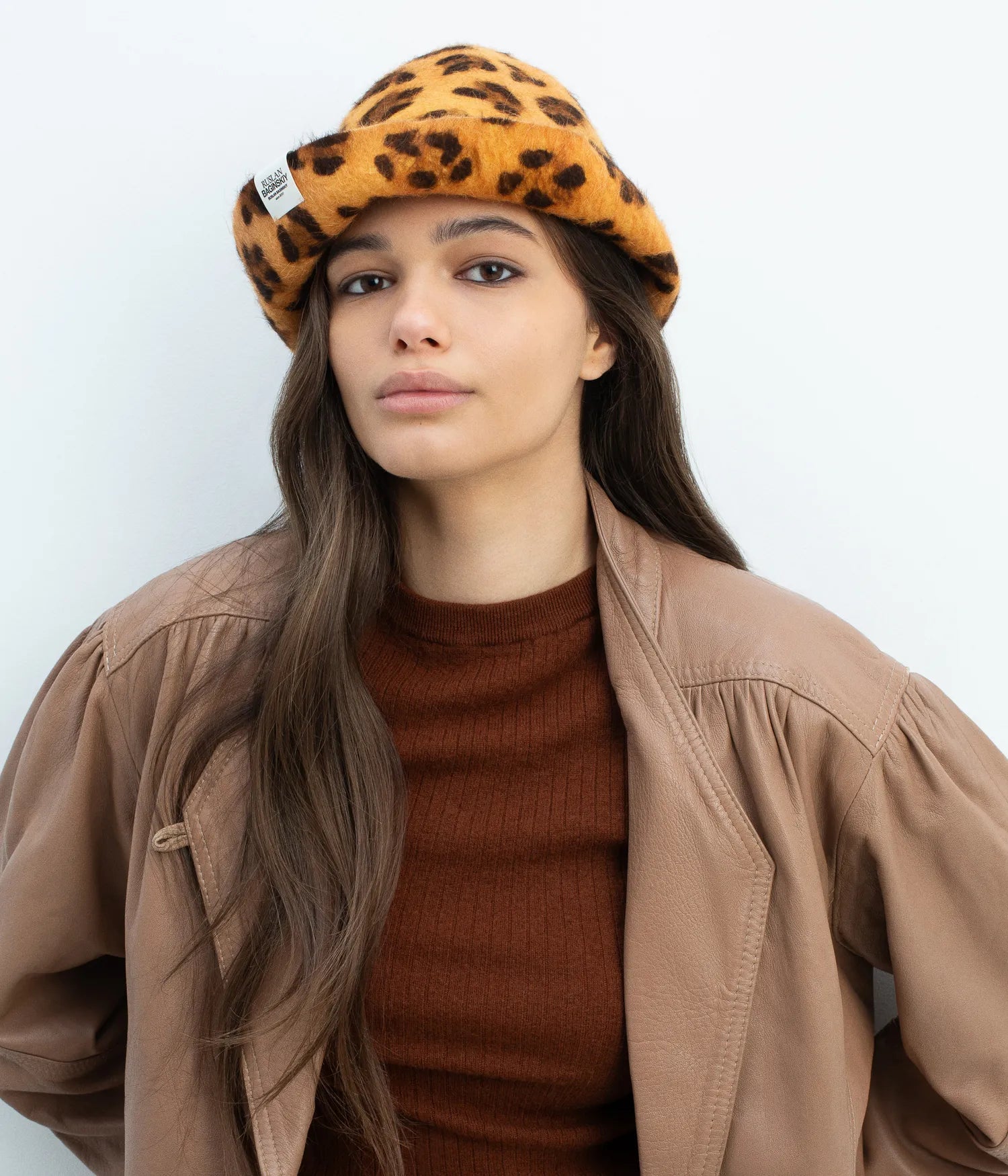 Leopard Print Bucket Hat Ruslan Baginskiy Hats Accessories United States
