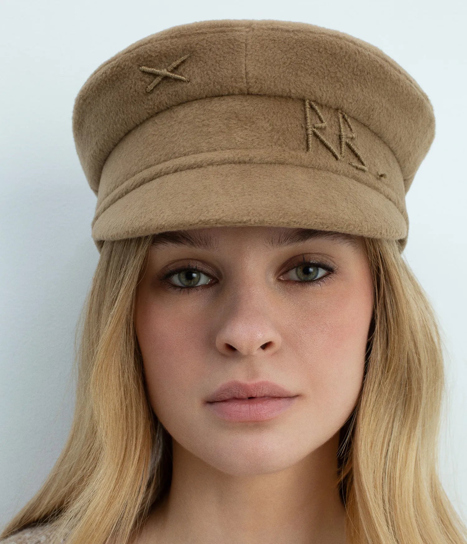 Logo-embellished Baker Boy Cap • Ruslan Baginskiy Hats