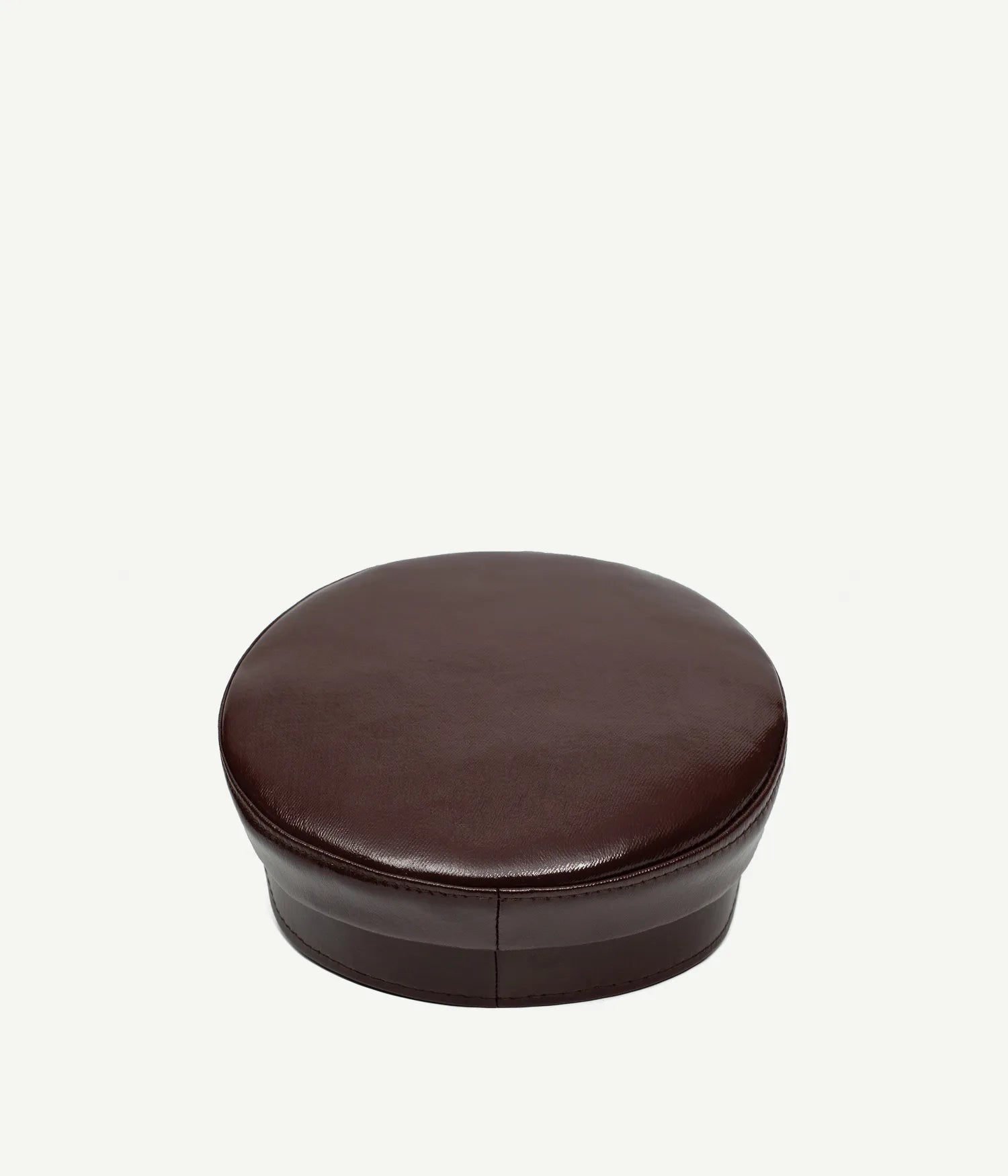 Faux-Leather Belted Baker Boy Cap Faux-Leather Belted Baker Boy Cap