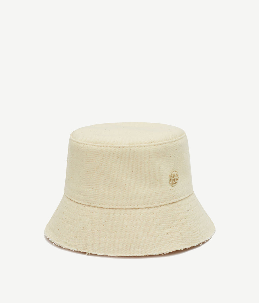 Monogram-embellished Knitted Bucket Hat SM