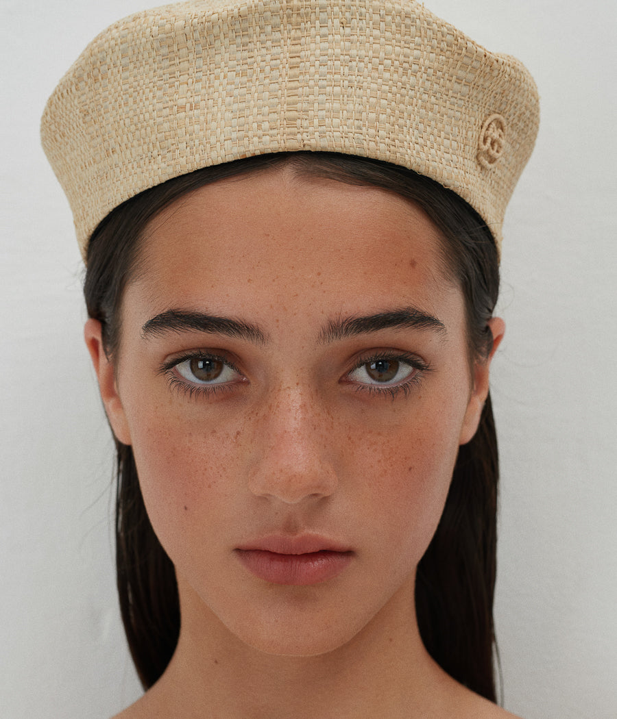 Monogram-embellished Beret