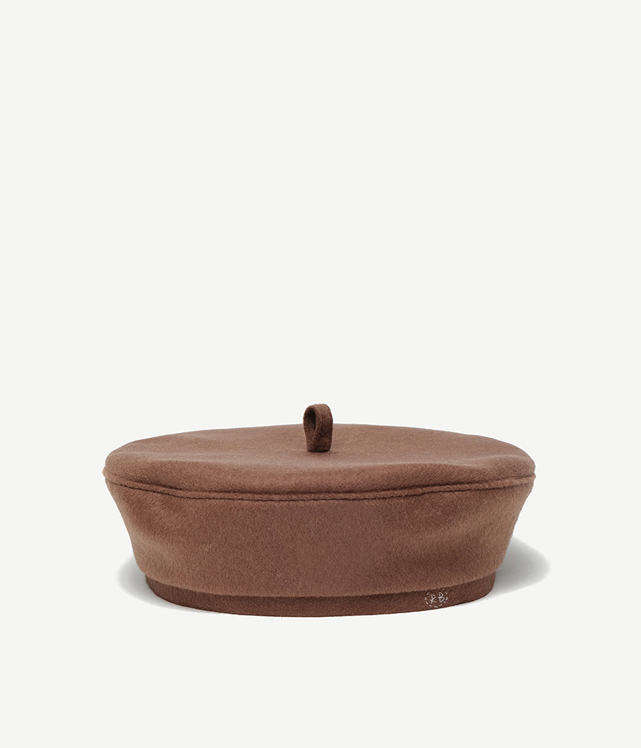 ruslan baginskiy Monogram-embroidered Wool Beret FW23-24 BRT08-WA-PT-XXS ruslan baginskiy Monogram-embroidered Wool Beret FW23-24 BRT08-WA-PT-XXS