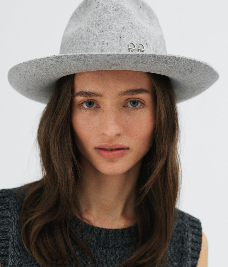 Wool Felt Fedora Hat FDR031-W-WRB-XS Ruslan Baginskiy Wool Felt Fedora Hat FDR031-W-WRB-XS Ruslan Baginskiy
