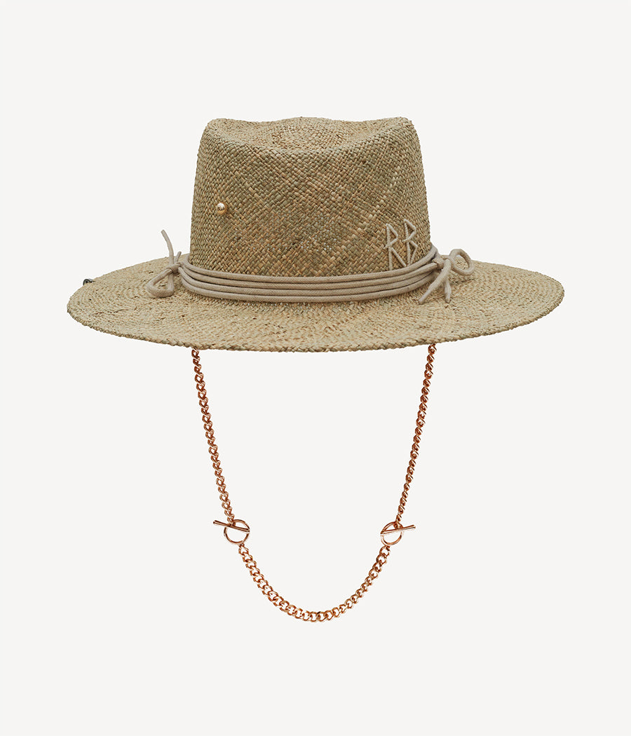 Chain Strap Gambler Hat GMB036-STR-PRS-CHA-XS Ruslan Baginskiy Chain Strap Gambler Hat GMB036-STR-PRS-CHA-XS Ruslan Baginskiy