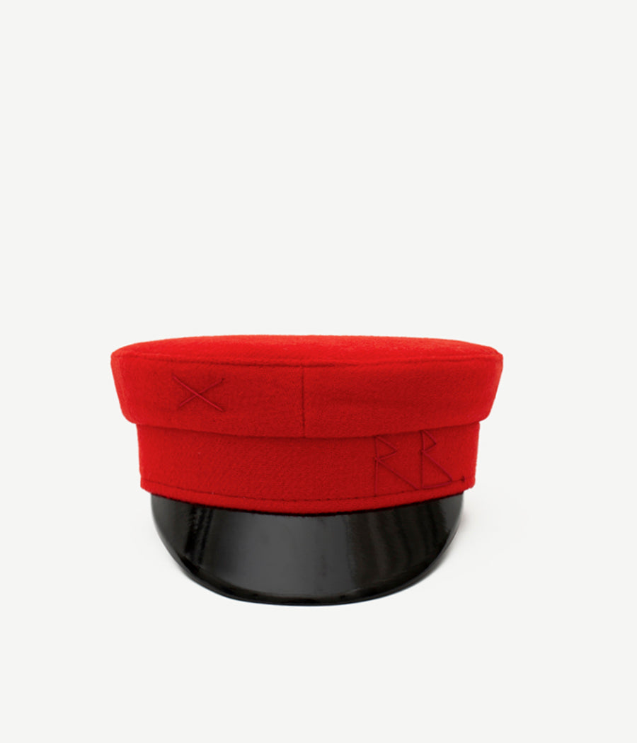 Red Wool Baker Boy Cap KPC034-W-XXS Ruslan Baginskiy Red Wool Baker Boy Cap KPC034-W-XXS Ruslan Baginskiy