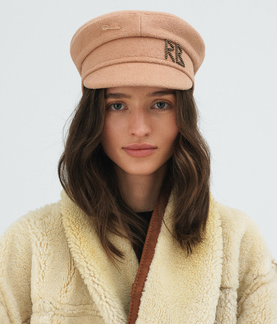 Safety-pin Baker Boy Cap KPC036-W-PNS-XXS Ruslan Baginskiy Safety-pin Baker Boy Cap KPC036-W-PNS-XXS Ruslan Baginskiy