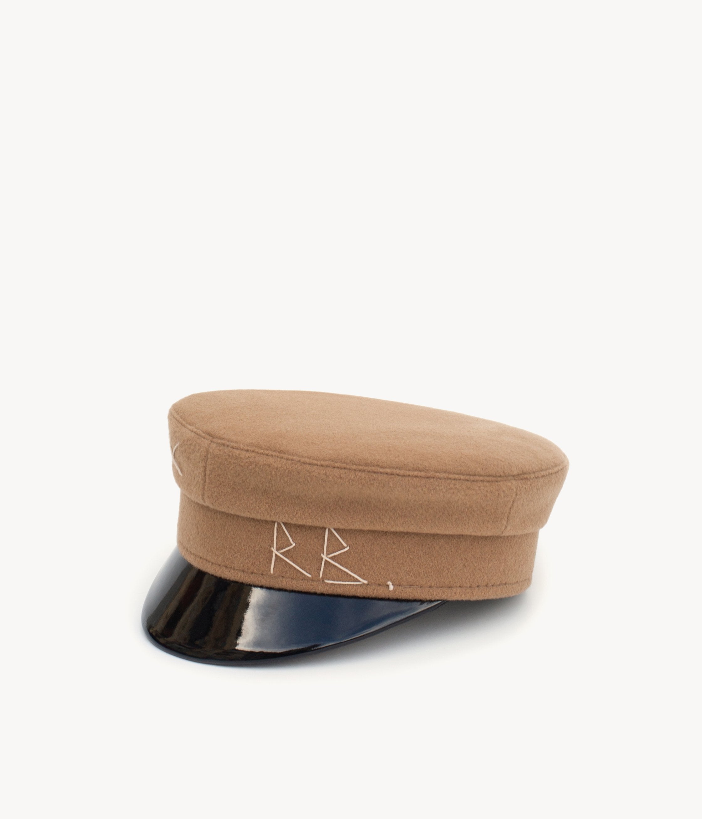 Beige Wool Baker Boy Cap KPC036-W-XXS Ruslan Baginskiy Beige Wool Baker Boy Cap KPC036-W-XXS Ruslan Baginskiy