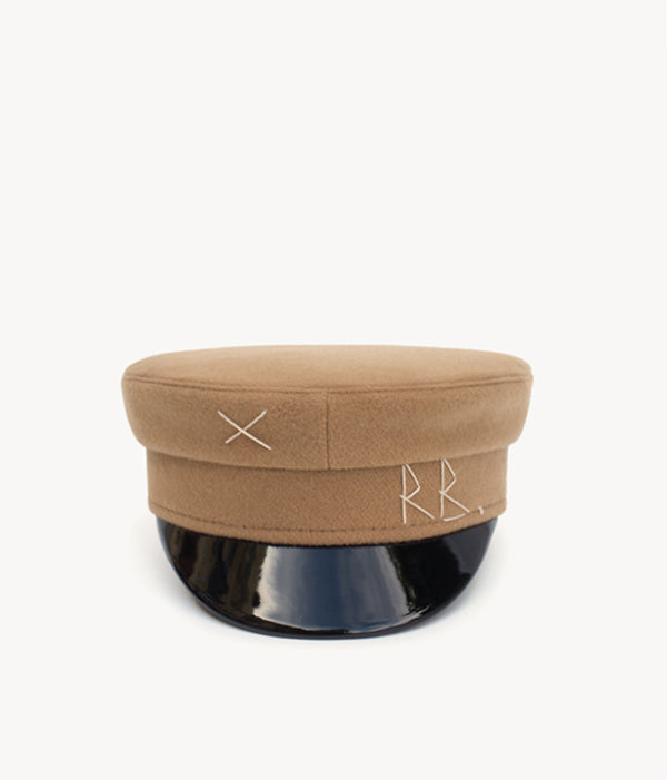 Beige Wool Baker Boy Cap KPC036-W-XXS Ruslan Baginskiy Beige Wool Baker Boy Cap KPC036-W-XXS Ruslan Baginskiy