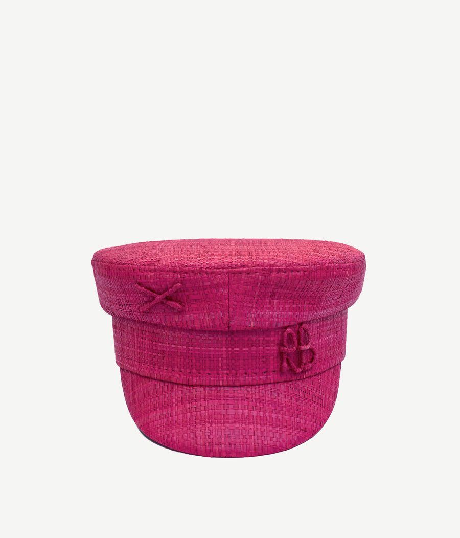 Monogram-embellished Baker Boy Cap KPC038-STR-SRB-XXS Ruslan Baginskiy Monogram-embellished Baker Boy Cap KPC038-STR-SRB-XXS Ruslan Baginskiy