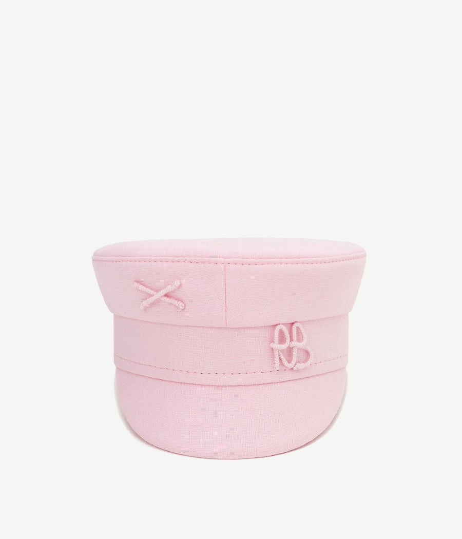 Monogram-embellished Baker Boy Cap KPC039-LN-WRB-XXS Ruslan Baginskiy Monogram-embellished Baker Boy Cap KPC039-LN-WRB-XXS Ruslan Baginskiy