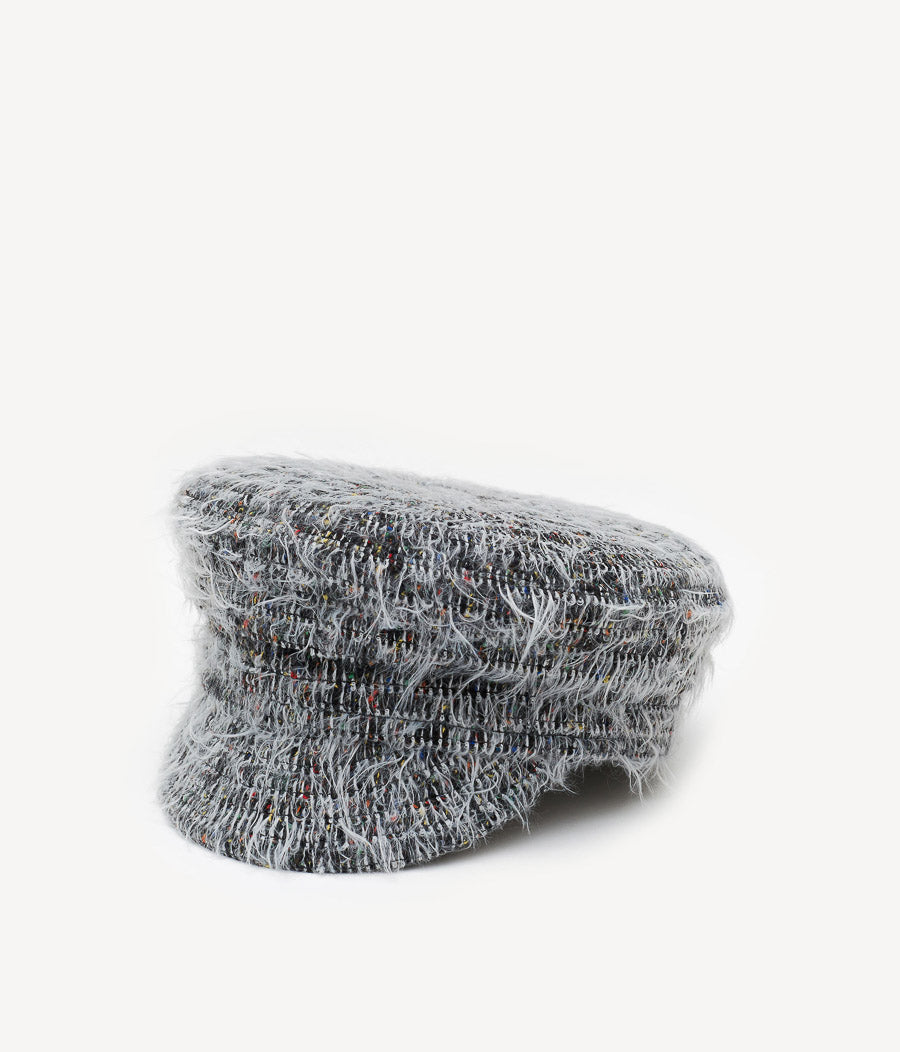 Shaggy Cotton-blend Baker Boy Cap Shaggy Cotton-blend Baker Boy Cap