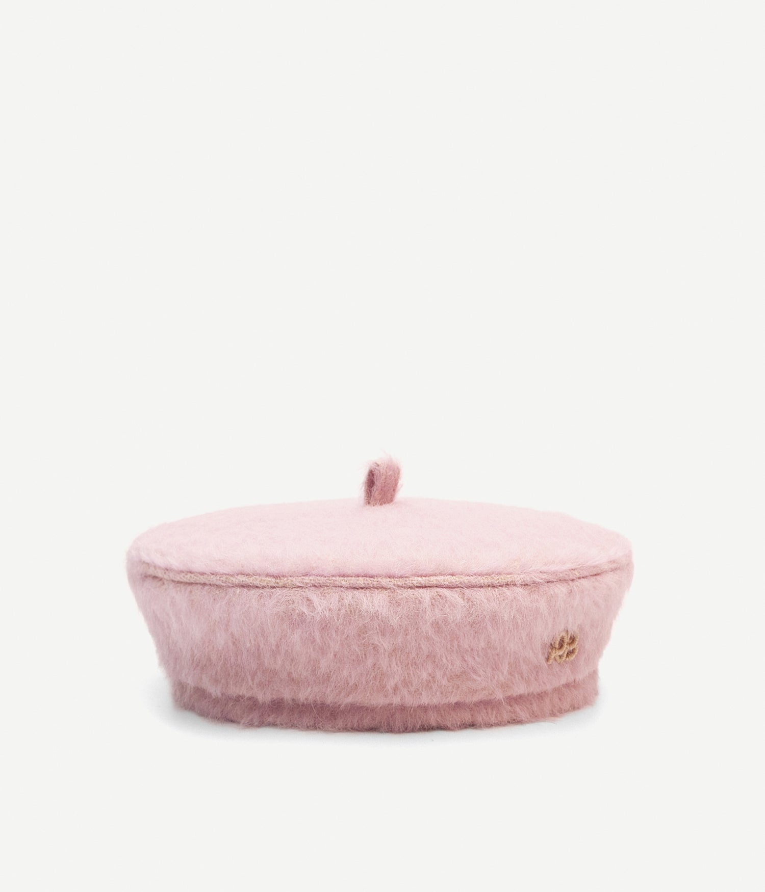 Monogram-Embellished Beret