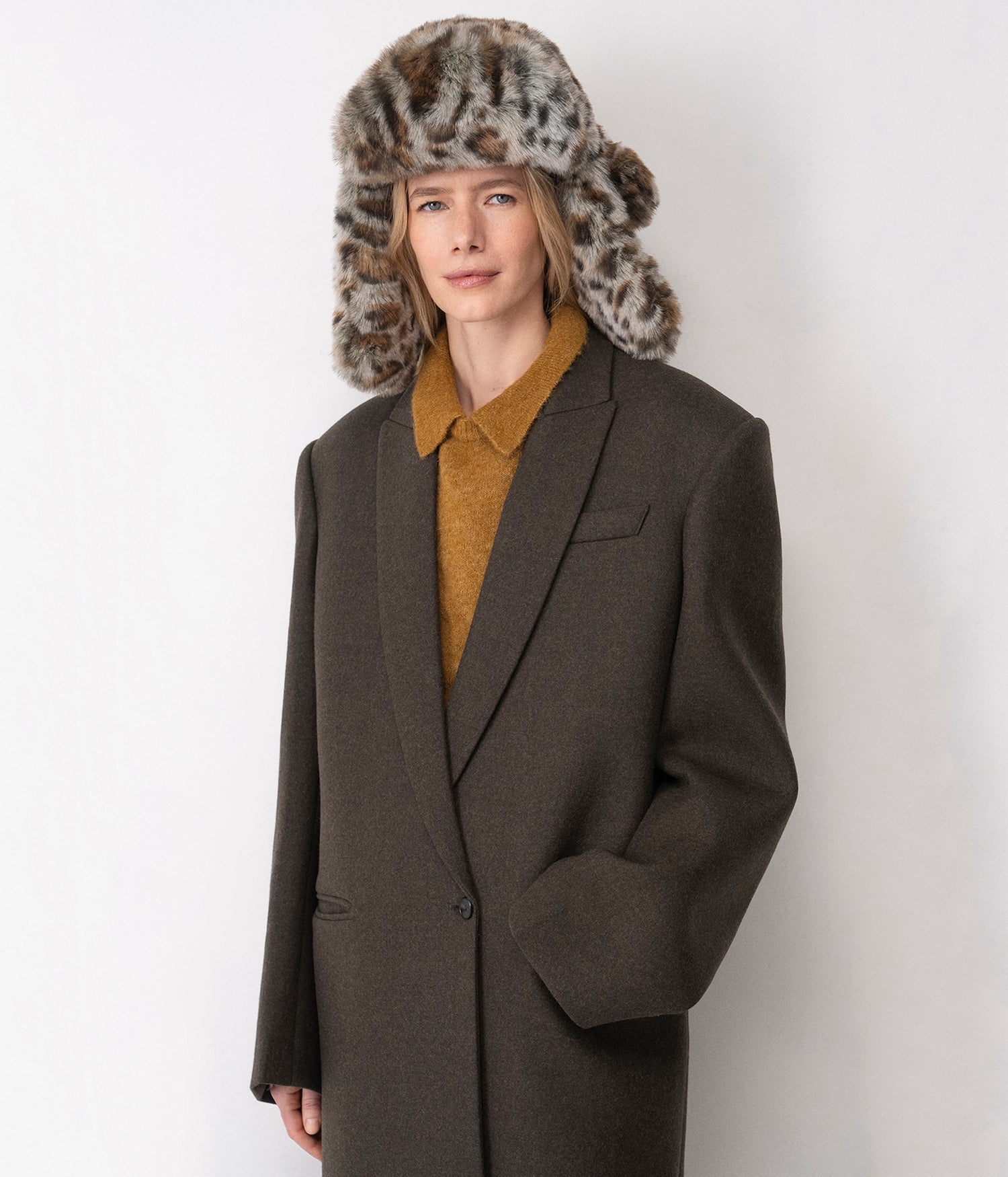 Photo, Faux fur, Faux-Fur Aviator Hat