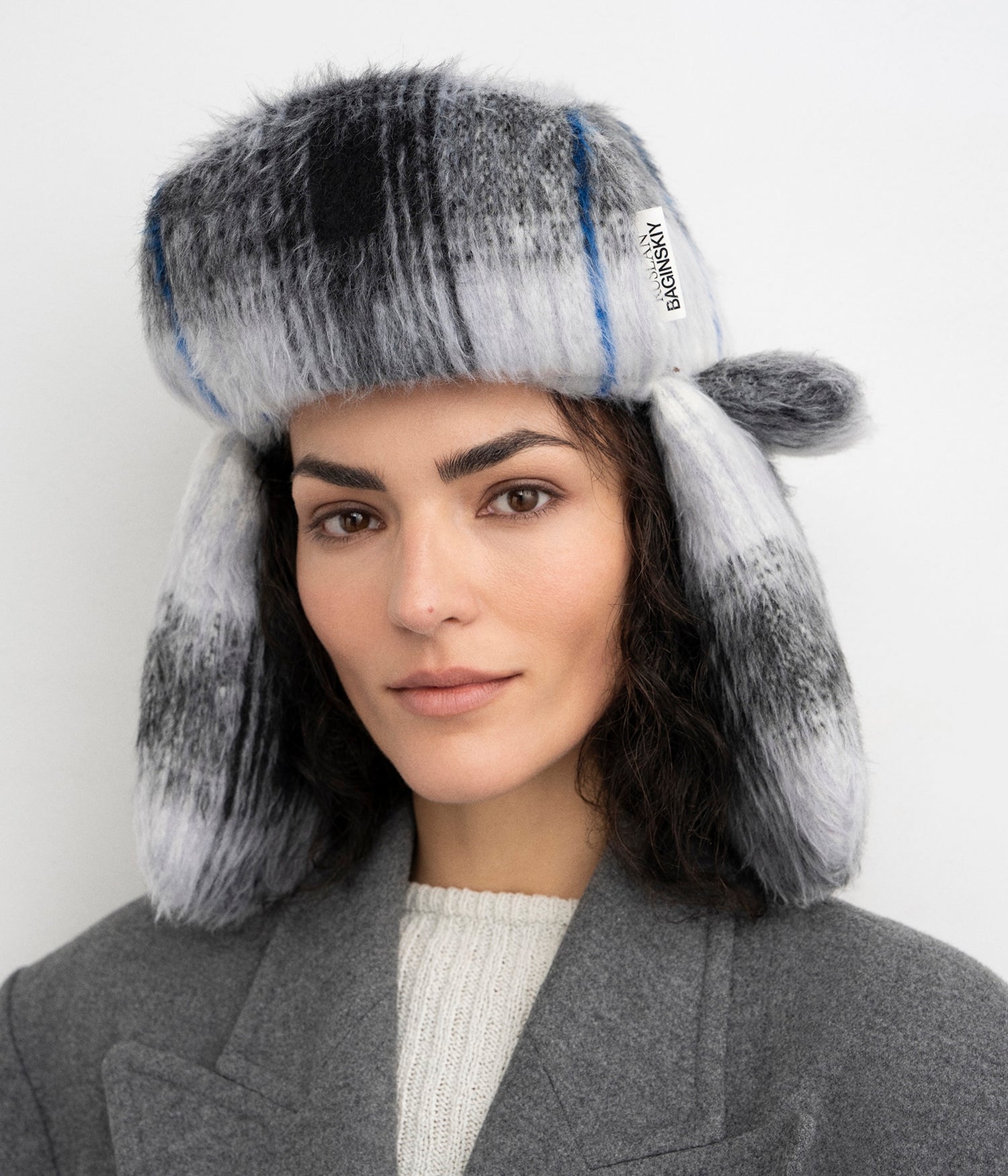 Photo, Kapelusze, Checked Aviator Hat