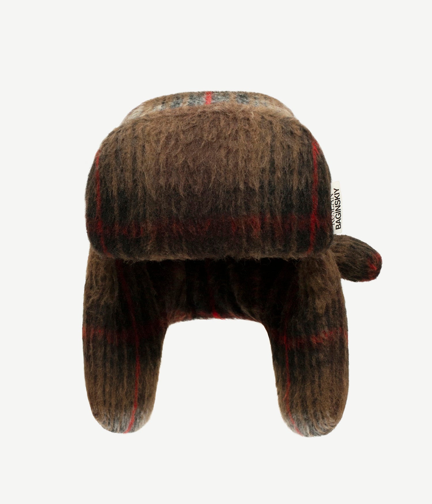 Photo, Faux fur, Checked Aviator Hat