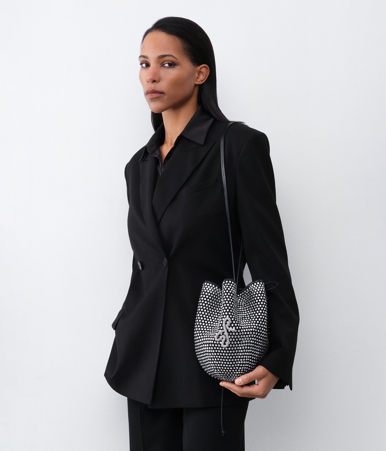 Crystal-embellished The HatBag • Ruslan Baginskiy Hats