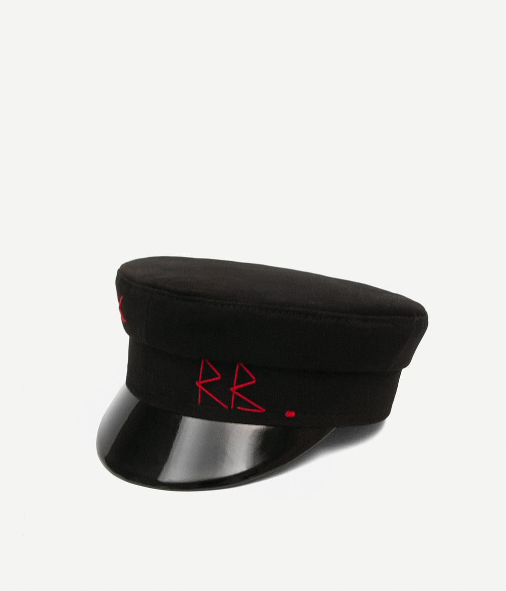 RUSLAN BAGINSKIY Baker Boy Hat (NWOT) Ruslan Baginskiy Houndstooth baker boy cap Ruslan Baginskiy main image 3