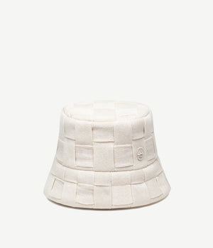 Woven Bucket Hat FW2023-2024 ivory | Flex Caps